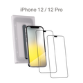 Защитное стекло с аппликатором COMMO (2 шт в комплекте) для Apple iPhone 12 / Apple iPhone 12 Pro, прозрачное