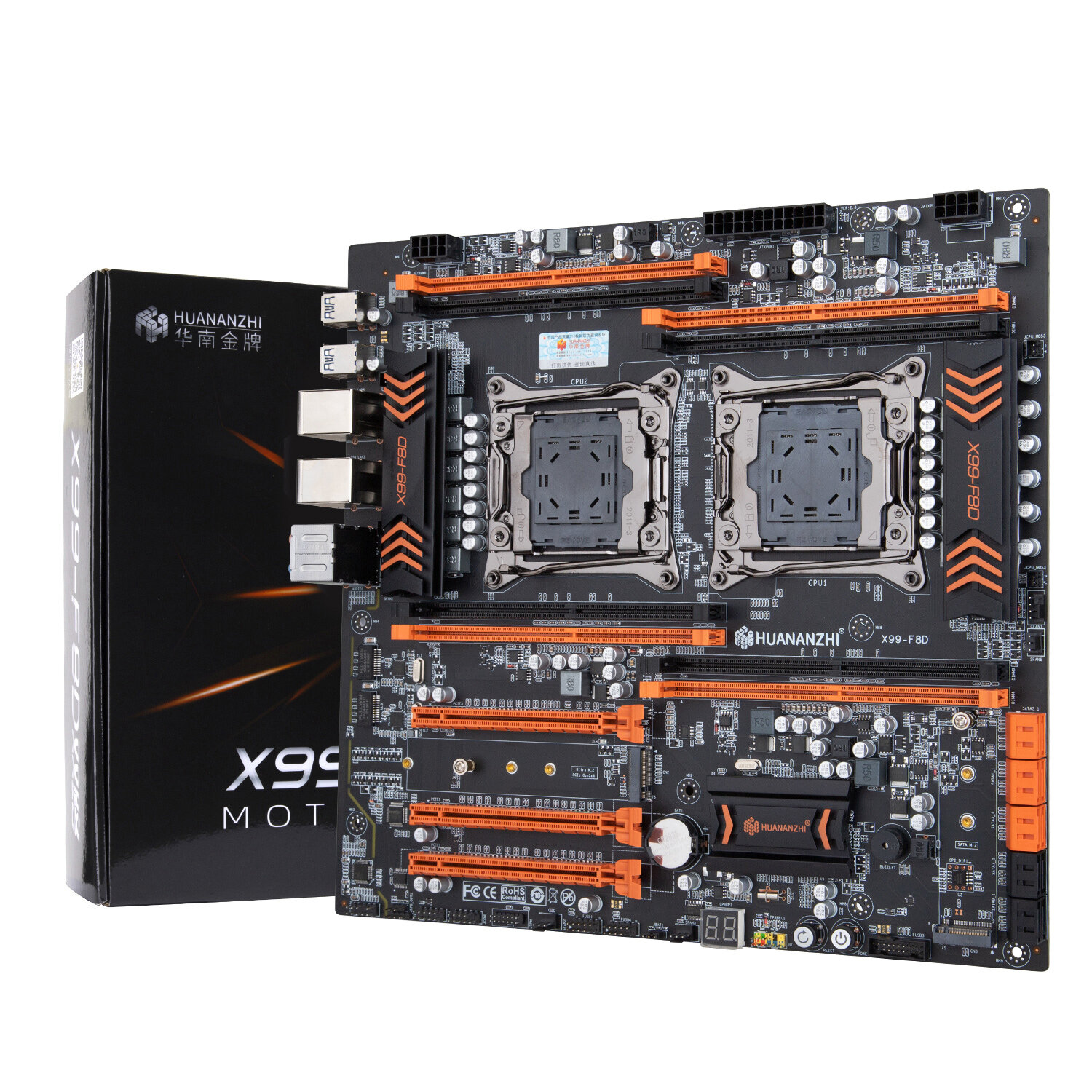 Материнская плата Huananzhi X99 F8D LGA 2011-3 Dual