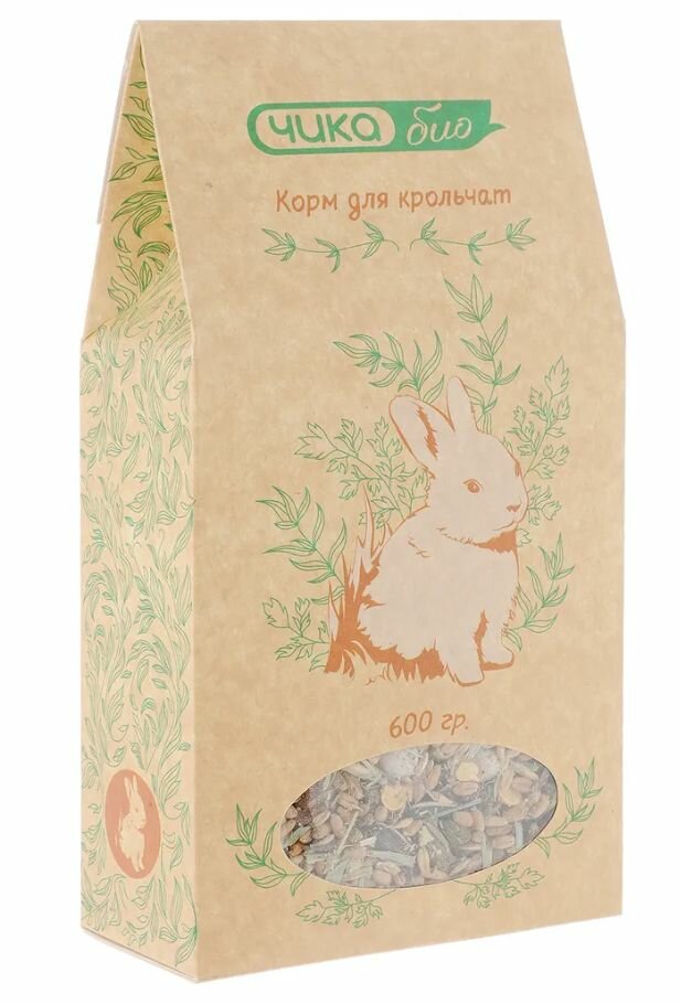 Чика-био Корм для крольчат, 600 г