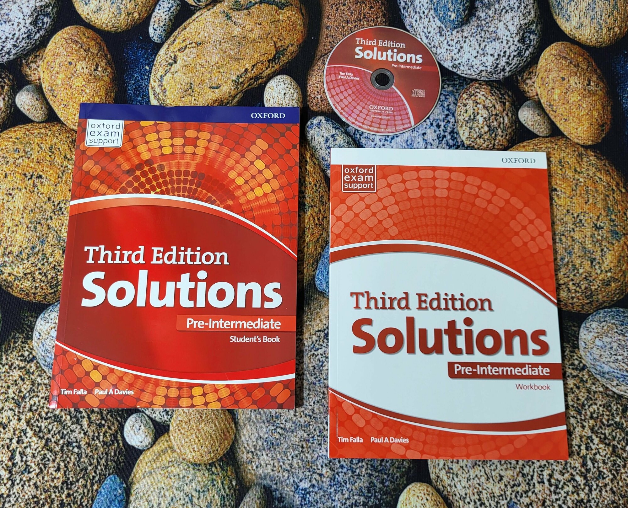 Solutions Pre Intermediate, Third Edition, Учебник - Student's Book +Workbook - Рабочая Тетрадь + Диск