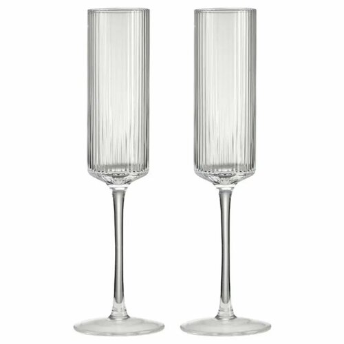 Набор бокалов для шампанского прозрачный 02л 2шт 2882₽