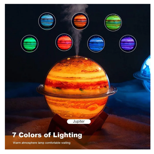 Увлажнитель воздуха в виде Планеты Юпитер с объемом 330 мл настольныйночник детский для снааромадиффузор увлажнитель 1599₽