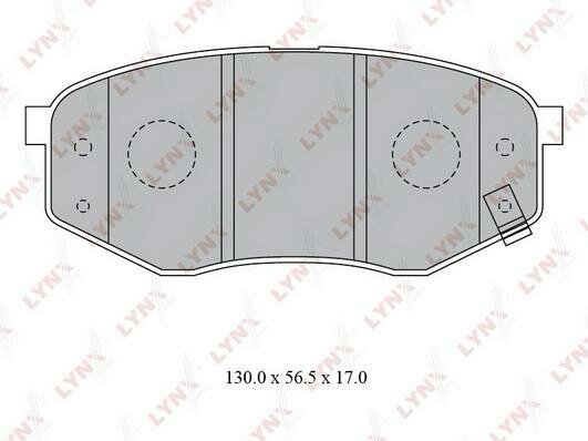 Колодки тормозные передние подходит для Hyundai Sonata 2.0-2.4 09> BD-3624 lynx 1шт