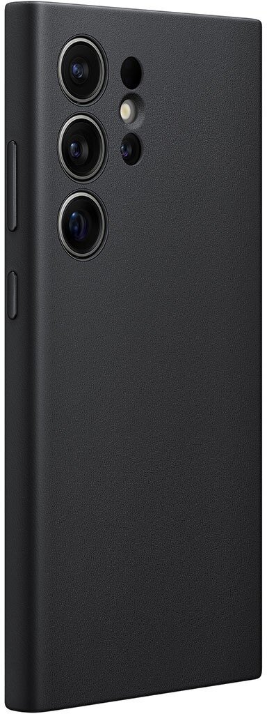 Чехол Samsung для Galaxy S24 Ultra, Vegan Leather Case, черный (GP-FPS928HCABR)