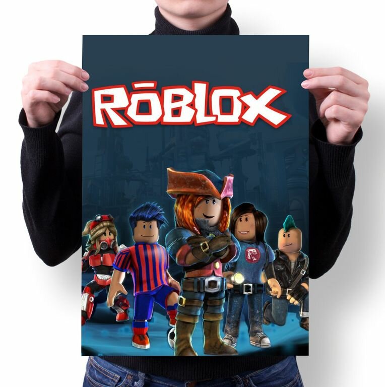 Плакат Роблокс, Roblox №1, А4