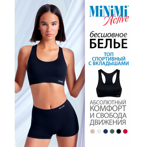 Топ MiNiMi, размер 44/46 (S/M), черный