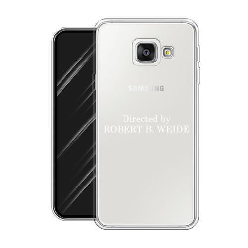 Силиконовый чехол на Samsung Galaxy A3 2016 / Самсунг Галакси A3 2016 Robert B Weide, прозрачный силиконовый чехол на samsung galaxy a3 2016 самсунг галакси a3 2016 зеленый карбон