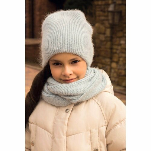 фото Шарф андерсен,120х24 см, голубой