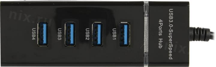 Концентратор KS-IS 1*USB 3.0 3*USB 2.0 F в USB 3.0 Type A M - фото №8