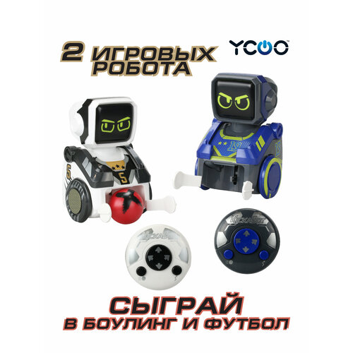 фото Роботы футболисты радиоуправляемые кикабот ycoo