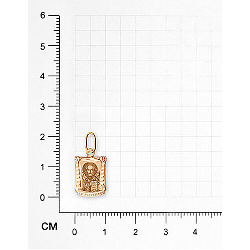 Подвеска SunStyle, красное золото, 585 проба