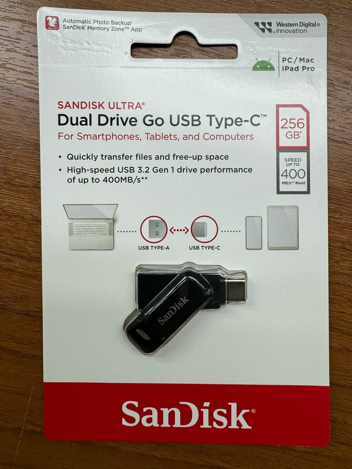 Флешка USB SANDISK Ultra Dual Drive Go 512ГБ, USB3.1, черный [sdddc3-512g-g46] - фото №14