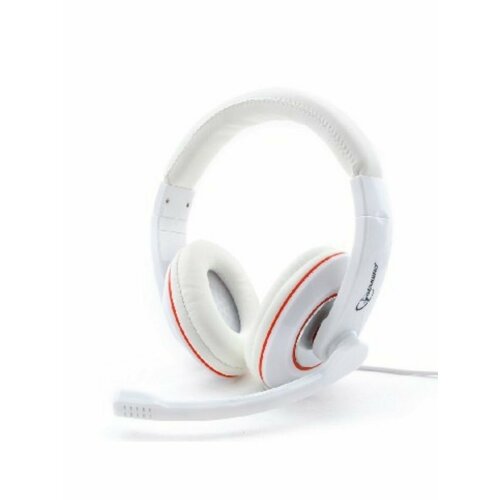 Наушники-гарнитура GEMBIRD 09913 MHS-780 белый 2070₽