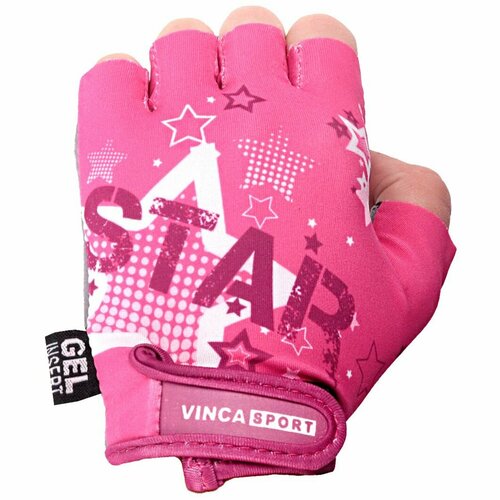 Перчатки Vinca Sport, размер 4.5, розовый перчатки vinca sport размер 4xs розовый