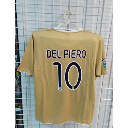 retro 1997 98 del piero zidane inzaghi conte classic shirts vintage Для футбола DEL PIERO Ювентус размер XL (русский 48 ) ( майка + шорты ) футбольного клуба JUVENTUS ( Италия ) золотая