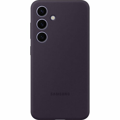 Чехол-накладка Samsung Silicone Case S24 Dark Purple