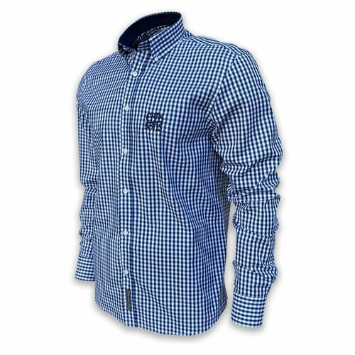 Рубашка , размер L, синий