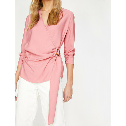 Блуза KOTON, размер 34, розовый блуза cinque размер 34 розовый