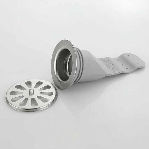 Силиконовый уплотнитель для слива с решеткой из нержавеющей стали 800₽