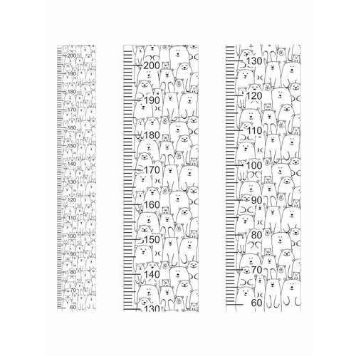 Ростомер самоклеящийся на прозрачной пленке 