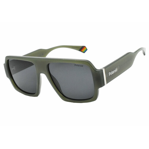фото Солнцезащитные очки polaroid pld 6209/s/x, зеленый, черный