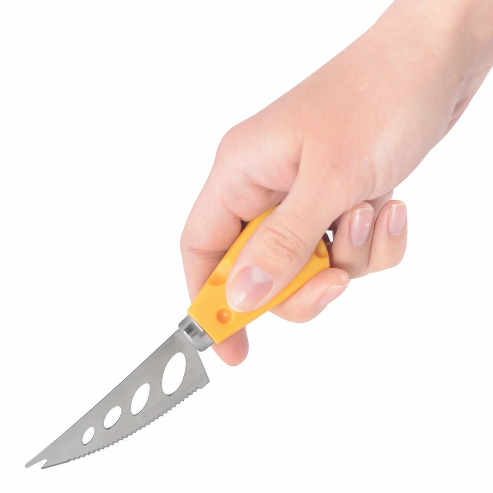Нож для мягкого сыра "Сырный ломтик", 14х3,5 см