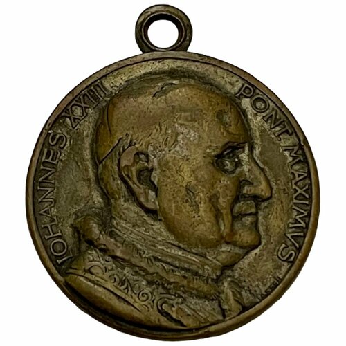 цюндель ф апостольский век Ватикан, медальон Иоанн XXIII. Святой Христофор 1958-1963 гг.