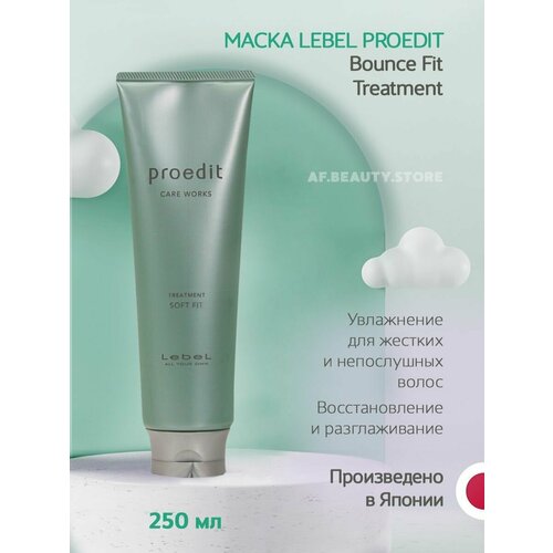 Lebel Proedit Soft Fit Маска увлажняющая для сухих/жестких волос 250мл lebel набор soft fit маска soft fit 250 мл маска soft fit plus 250 мл lebel proedit home