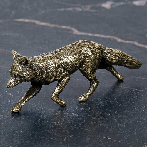 Статуэтка скульптура Лиса 9 см бронзовая 2900₽