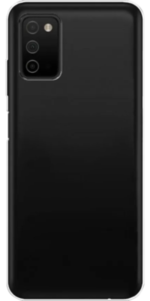 Чехол-крышка LuxCase для Samsung Galaxy A03s, термополиуретан, черный - фото №2