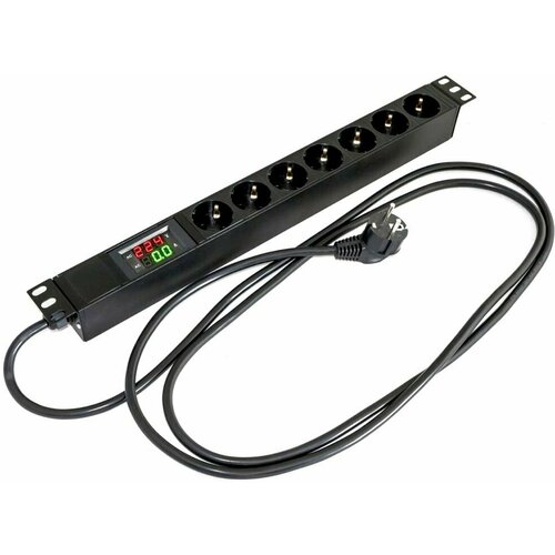 Блок электрических розеток Hyperline SHE19-7SH-AV-25EU 10220₽