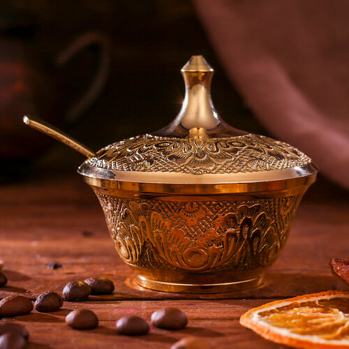 SUI Сахарница латунь Изящность 75х75х8 см 2035₽