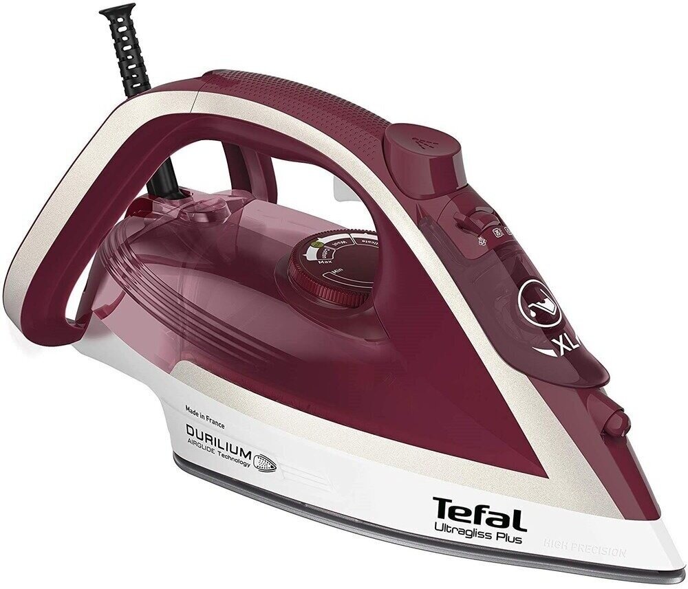 Утюг Tefal FV6810 Ultragliss Plus, красный/серебристый