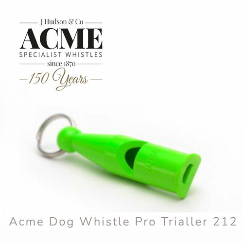 Свисток для дрессировки собак Acme 212 Dog Whistle Pro Trialler зелёный свисток acme cuckoo call 446 азалия специальный тренировочный свисток имитирующий скворечник