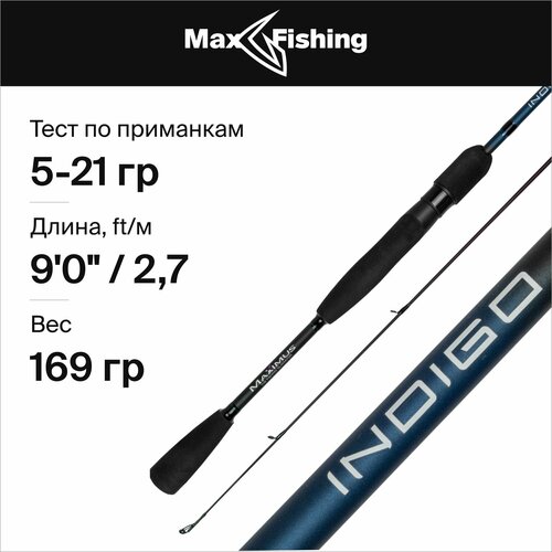 Удилище спиннинговое Maximus INDIGO 27ML 2,7m 5-21g