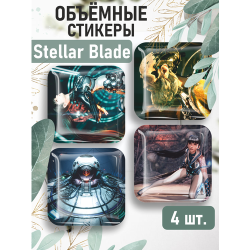 Наклейки на телефон 3D стикеры компьютерная игра Stellar Blade