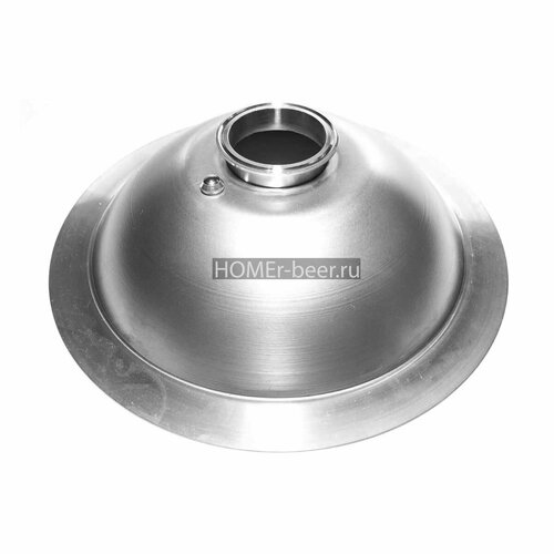 30 л - Купольная крышка на куб 30 литров luxstahl кламп 3 дюйма из нержавейки 648000₽