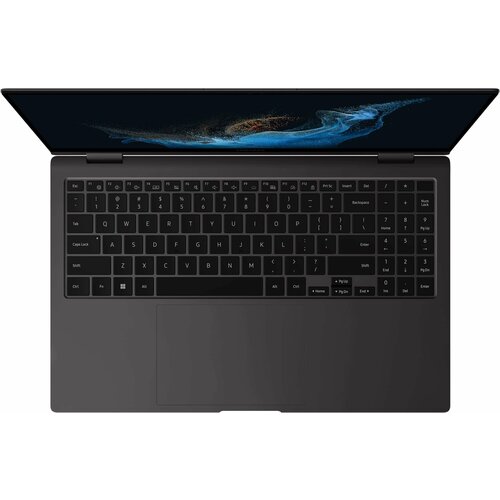 SAMSUNG Ноутбук Samsung Galaxy Book 2 Pro 360 NP950 Core i7 1260P 16Gb SSD512Gb Intel Iris Xe graphics 156 AMOLED Touch FHD 1920x1080 Windows 11 Home English grey WiFi BT Cam NP950QED-KA1IN NP950QED-KA1IN 12742000₽