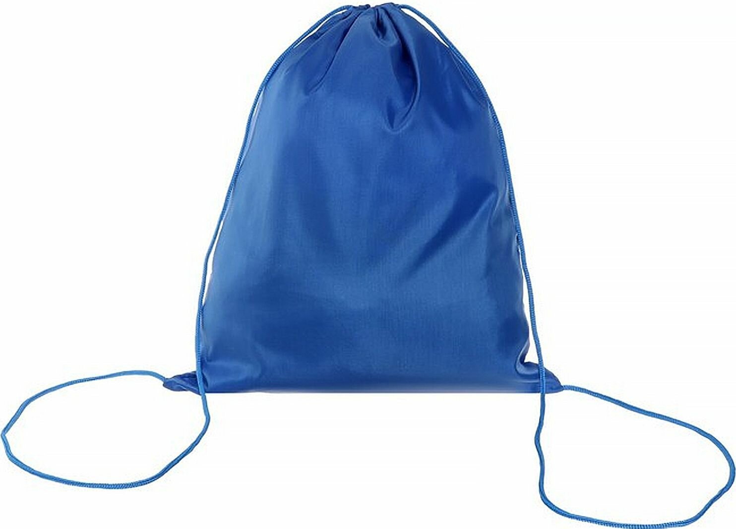Мешок школьный для сменной обуви и спортивной формы "Стандарт" СДС-1, сумка для сменки, рюкзак для второй обуви и вещей в школу, мягкий полиэстер, плотность 210 D, 420 х 340 мм, синий