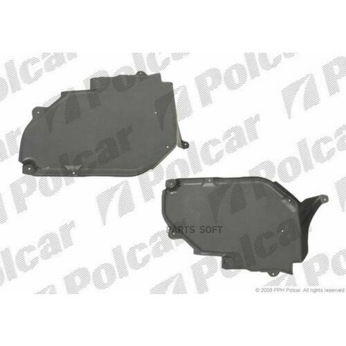 POLCAR 50053481 Защита под двигатель MERC W168A-KL 97- ZJ 5641₽