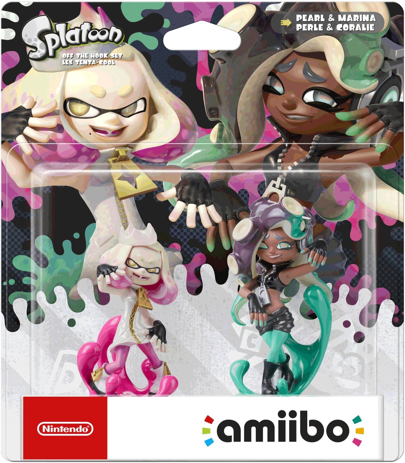 Фигурка amiibo Набор из 2-х фигурок Splatoon 2 Off The Hook Set Pearl & Marina (Мариша и Жемчик) (коллекция Splatoon)