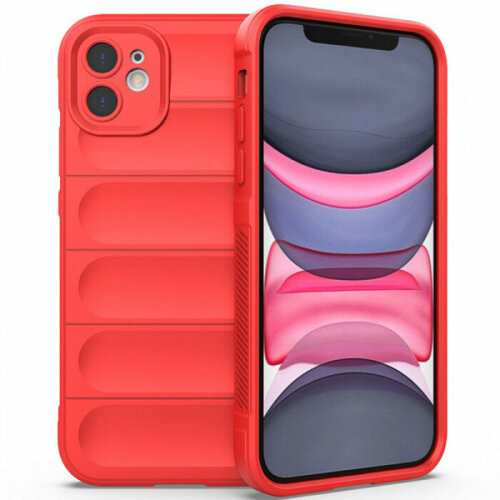 Flex Silicone Противоударный чехол для iPhone 11 с защитой камеры и микрофиброй