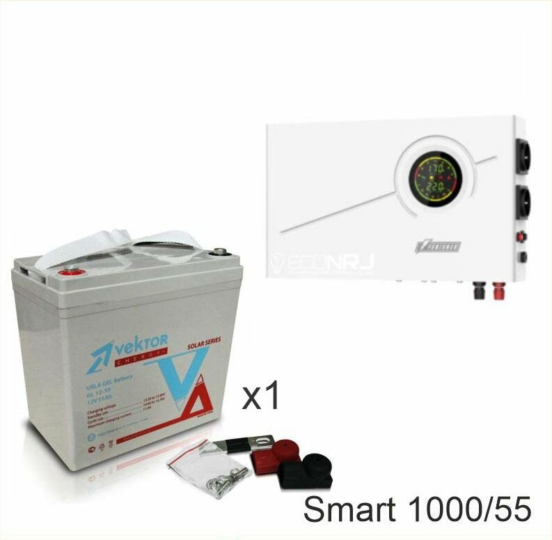 ИБП Powerman Smart 1000 INV + Vektor GL 12-55