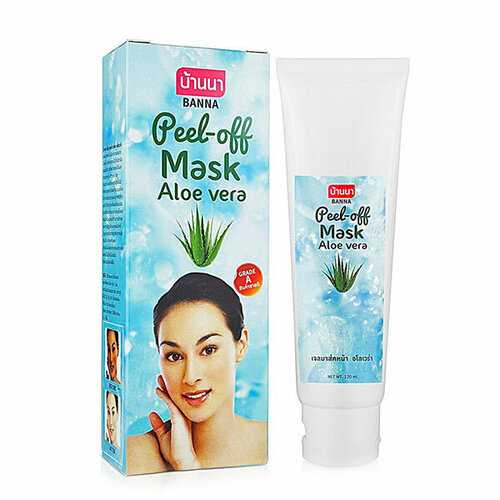 ALOE VERA Peel-Of Mask Banna Маска-плёнка для лица алоэ алое вера Банна 120 мл 884₽