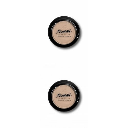 MARVEL COSMETICS Пудра для лица PP02, desert sand, 2 шт.