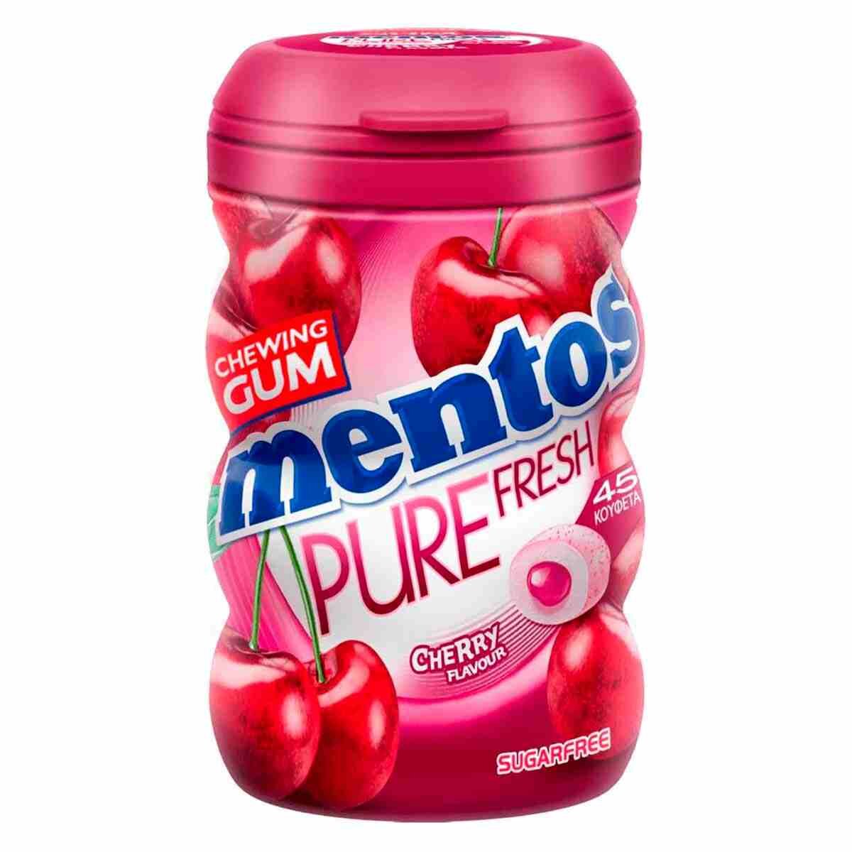 Ментос Pure Fresh Вишня 100гр банка (6)*8
