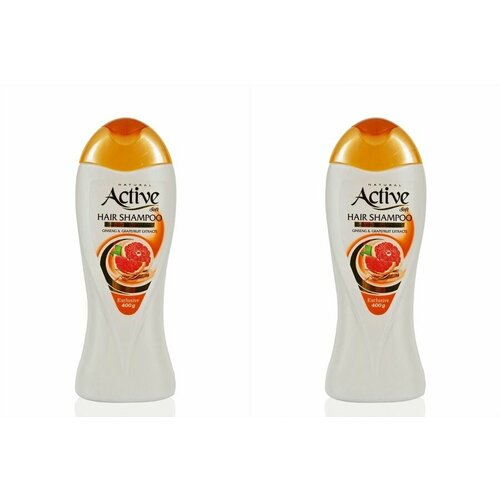 Active Шампунь для нормальных волос Экстракт грейпфрута и женьшеня 400 мл 2 шт 703₽