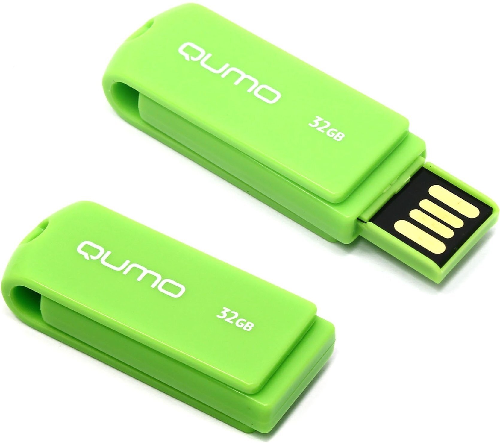 Флеш Диск USB 2.0 QUMO 32GB Twist Pistachio QM32GUD-TW-Pistachio