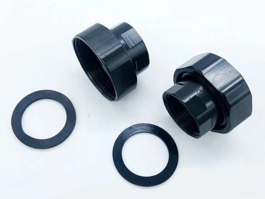 фото Комплект гаек для циркуляционного насоса UPS 25 и насосных групп - 1 х 1 1/2" TiM комплект из 2 шт