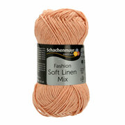 Пряжа для вязания Schachenmayr Soft Linen Mix (00023 Apricot)